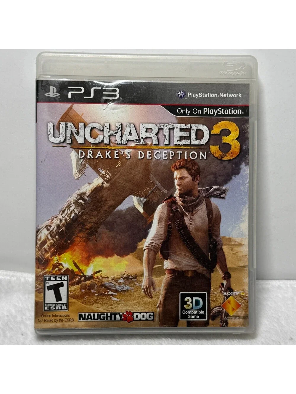 Uncharted 3 Drake's Deception PS3 PlayStation 3 Complete In Box